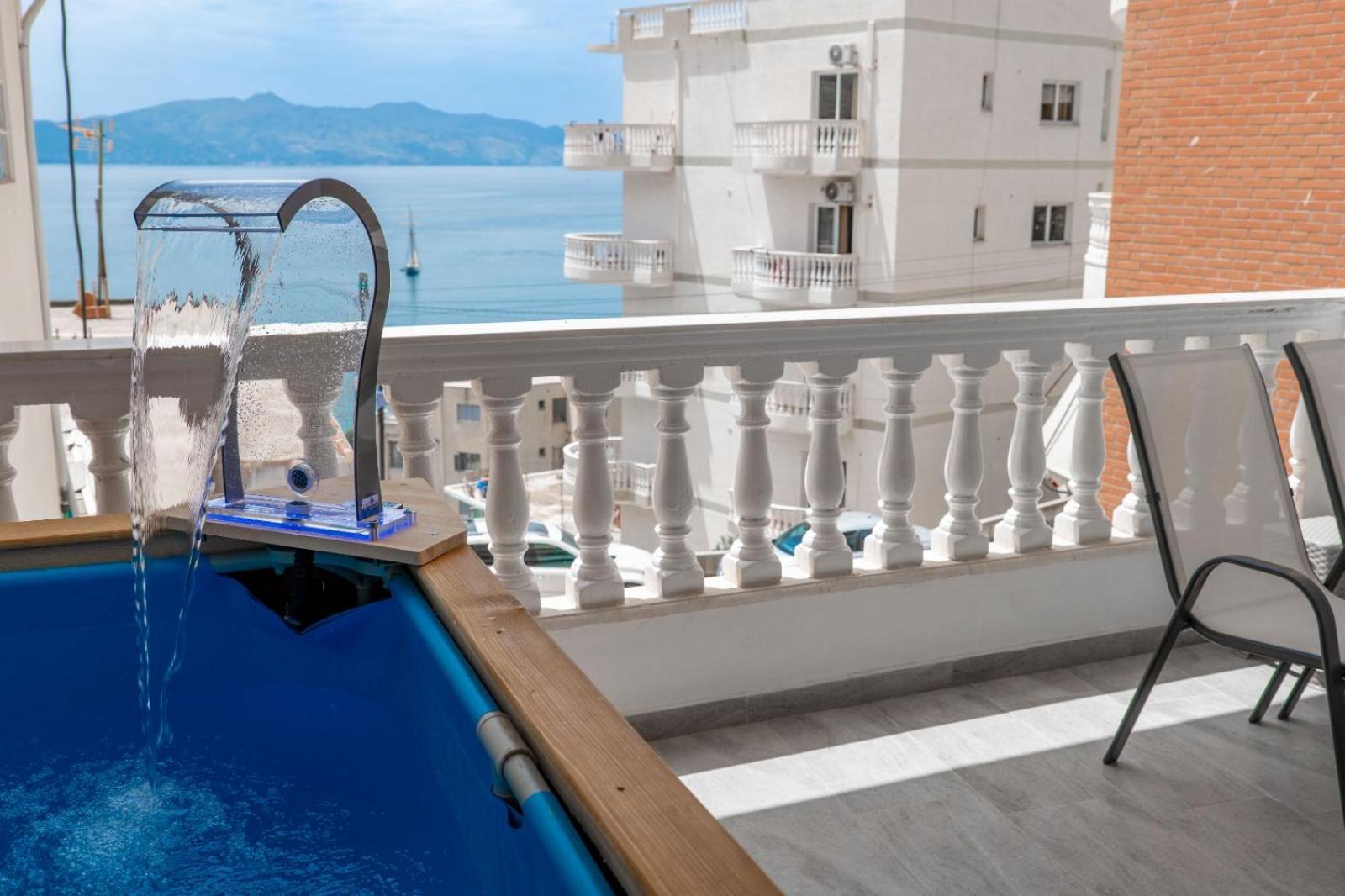 Esel Apartments Sarandë Exterior foto
